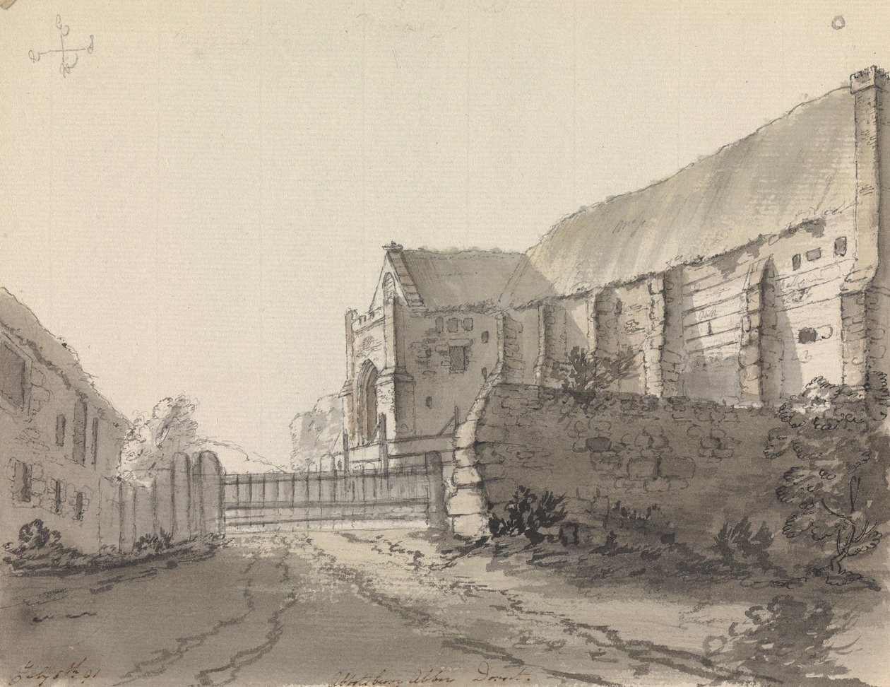 Abbotsbury Abbey, Dorset, Englanti tekijältä James Moore