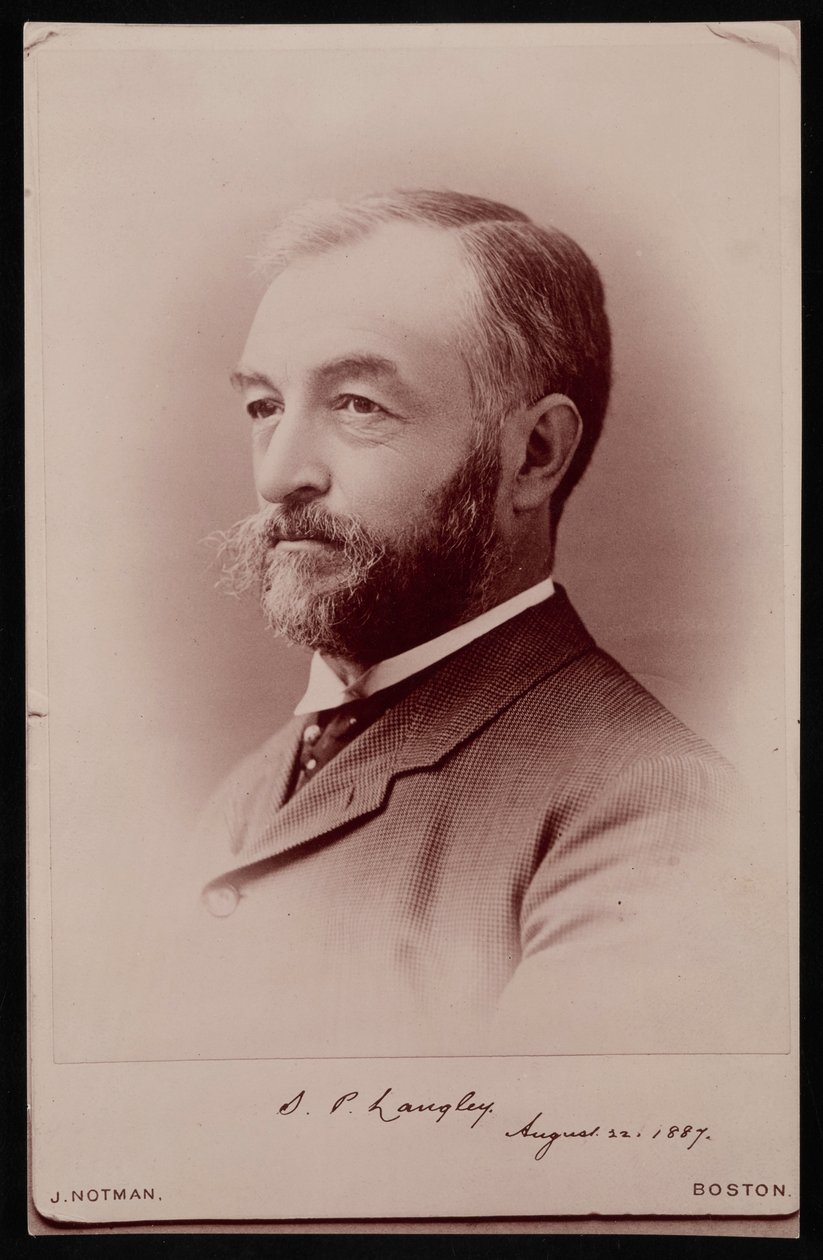 Samuel Pierpont Langleyn muotokuva 1834-1906, 22. elokuuta 1887. tekijältä James Notman