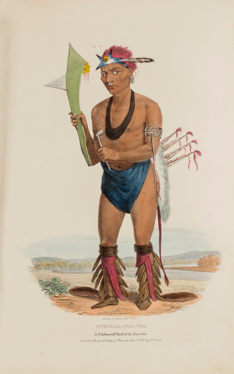 CUT-TAA-TAS-TIA; Kettuheimon kuuluisa päällikkö, Aboriginaalien salkku -teoksesta tekijältä James Otto Lewis