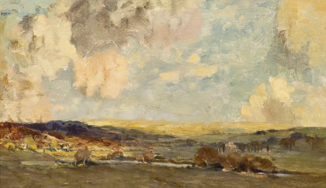 Sketch for Borderland (öljy aluksella) tekijältä James Paterson
