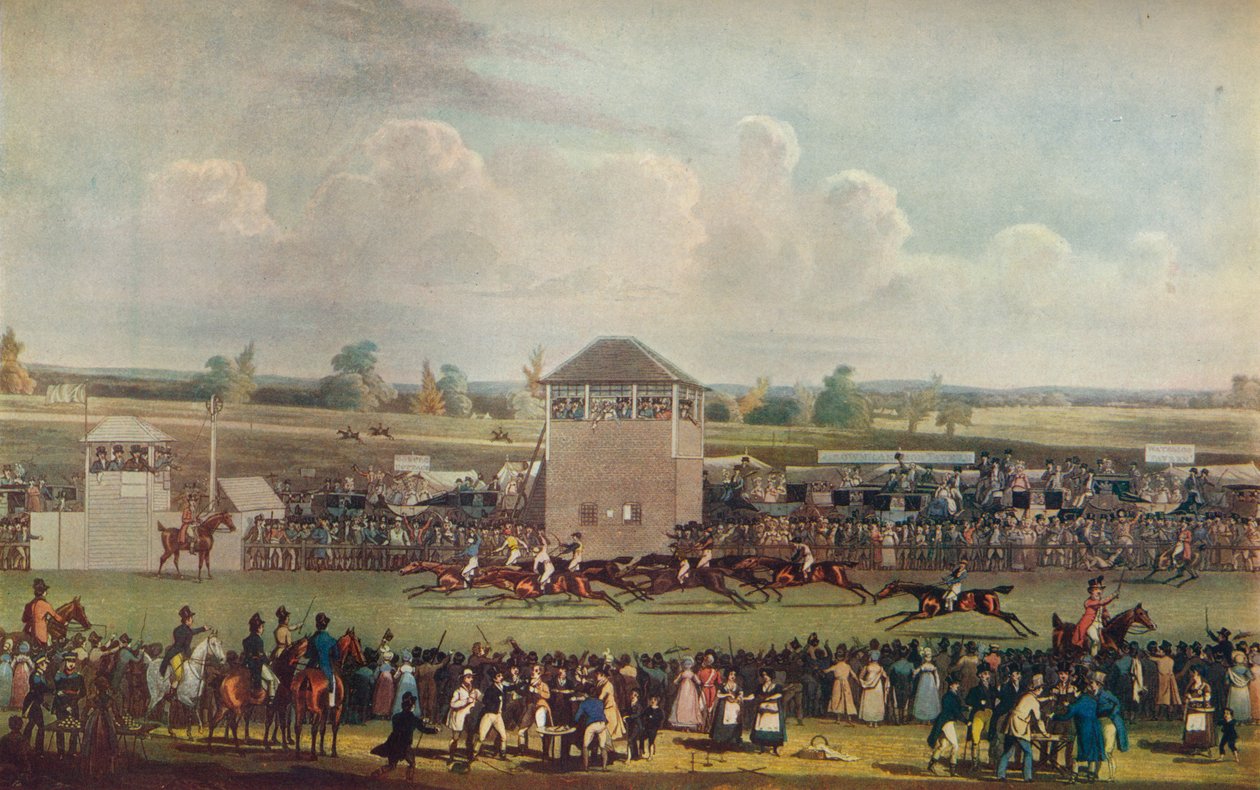 Ascot Heath Races, 1800-luku tekijältä James Pollard