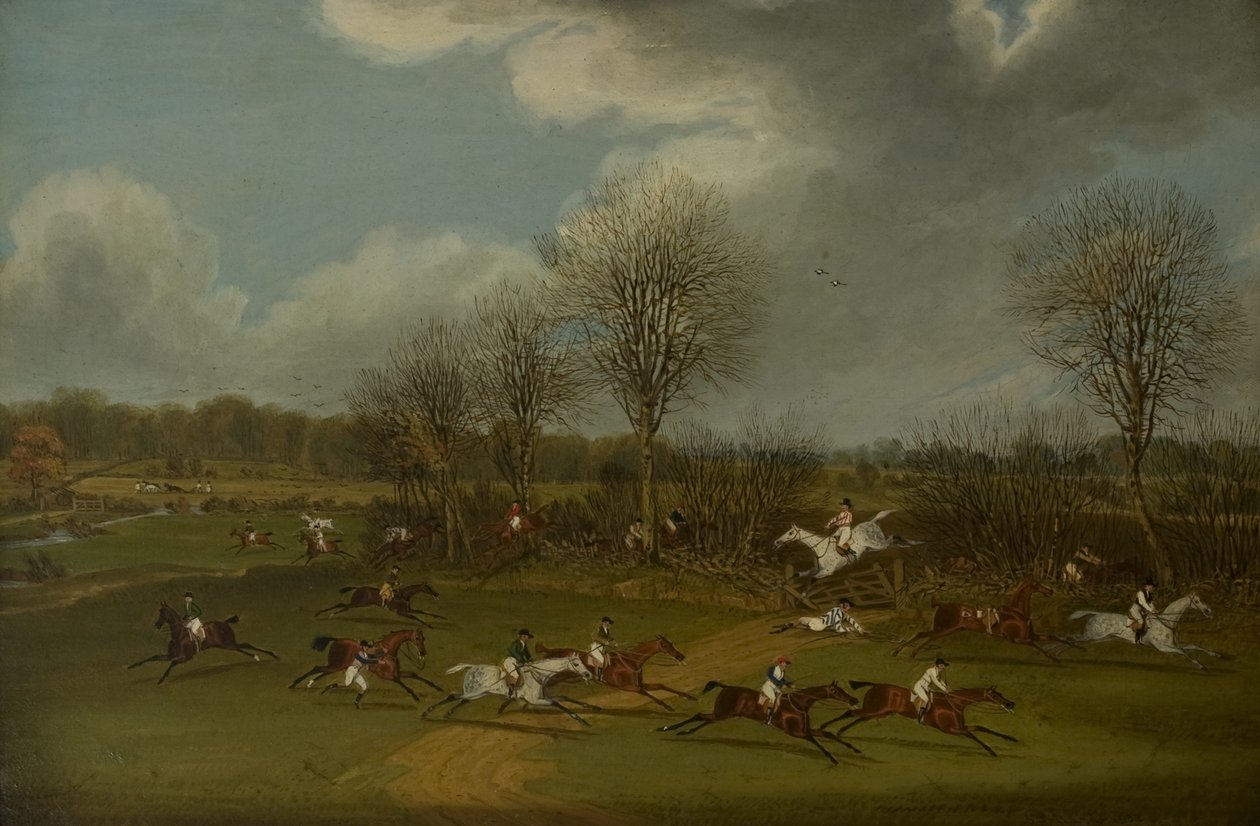 St Albans Grand Steeplechase 8. maaliskuuta 1832, 1832-33 tekijältä James Pollard