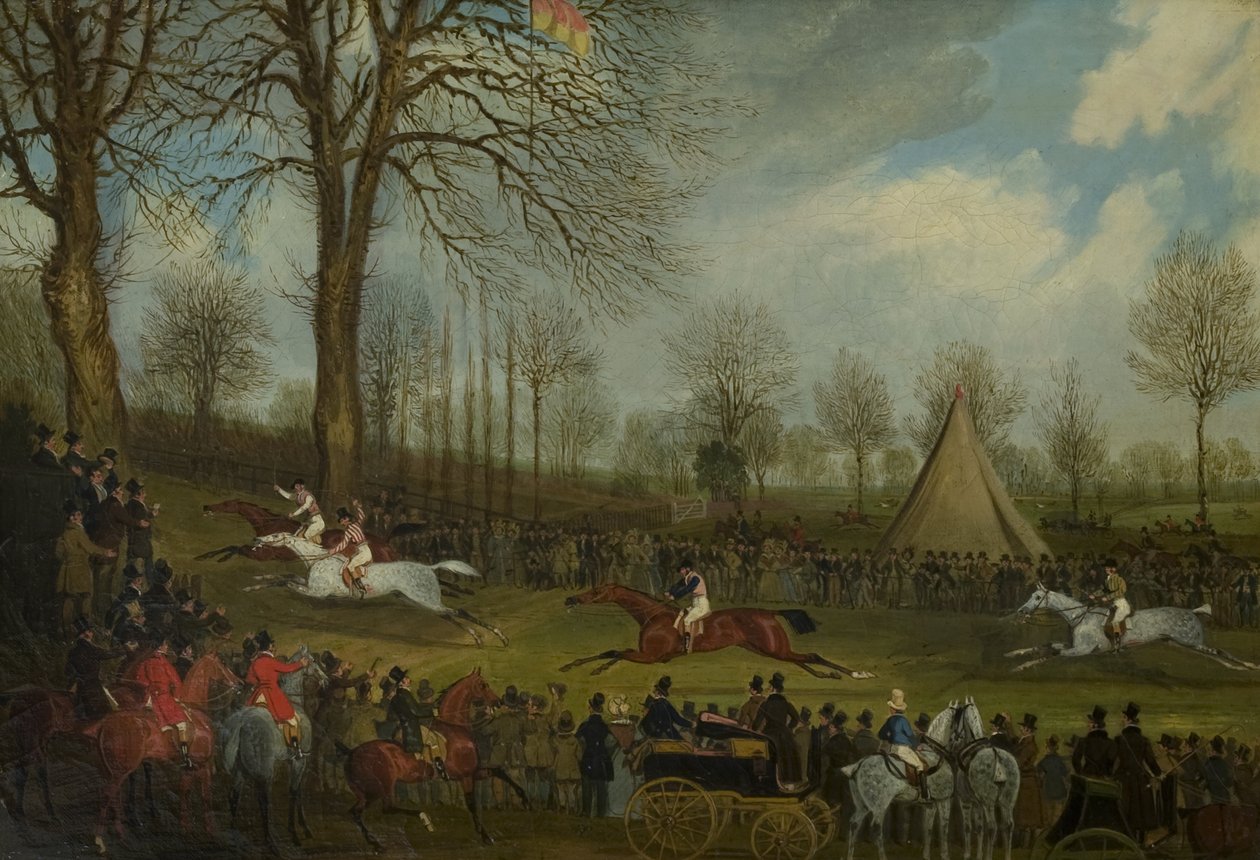 St Albans Grand Steeplechase 8. maaliskuuta 1832, 1832-33 tekijältä James Pollard