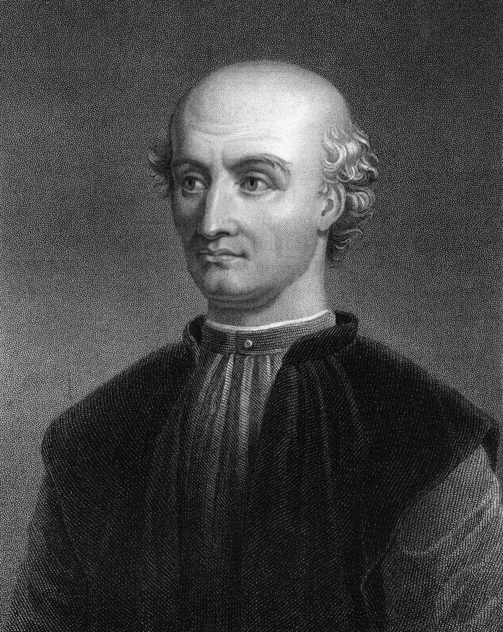 Donato Bramante, italialainen renessanssiarkkitehti, 1836. tekijältä James Posselwhite
