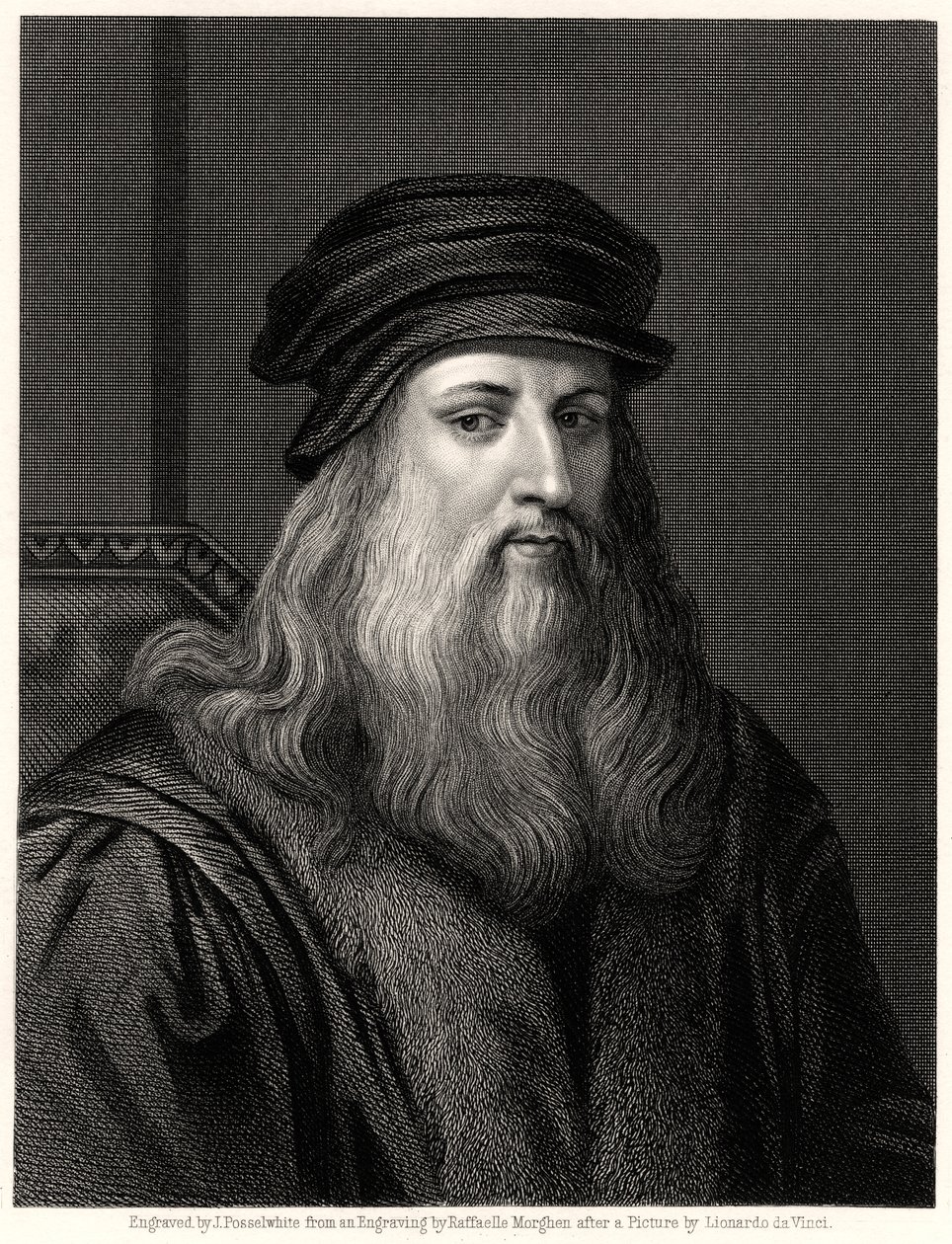 Leonardo da Vinci, 1800-luku tekijältä James Posselwhite