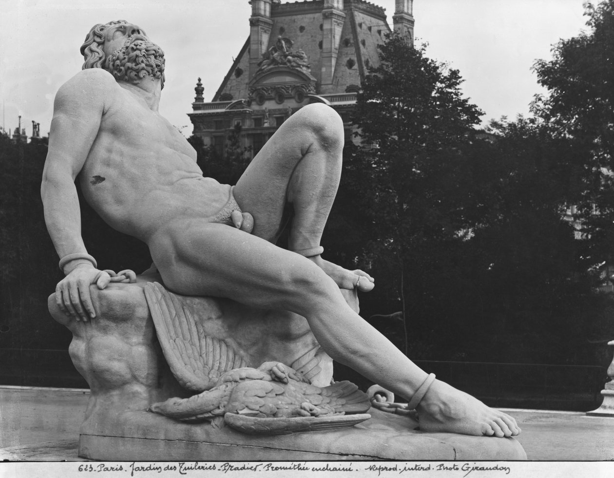 Prometheus, 1827 tekijältä James Pradier