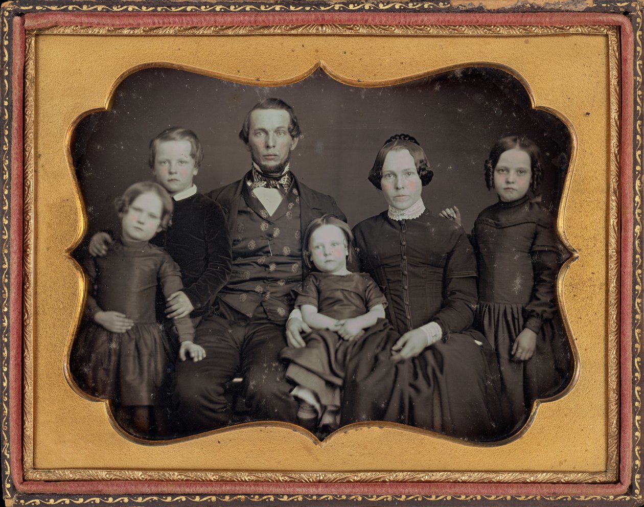 Perheen muotokuva,c. 1848 (kuva) tekijältä James Presley Ball
