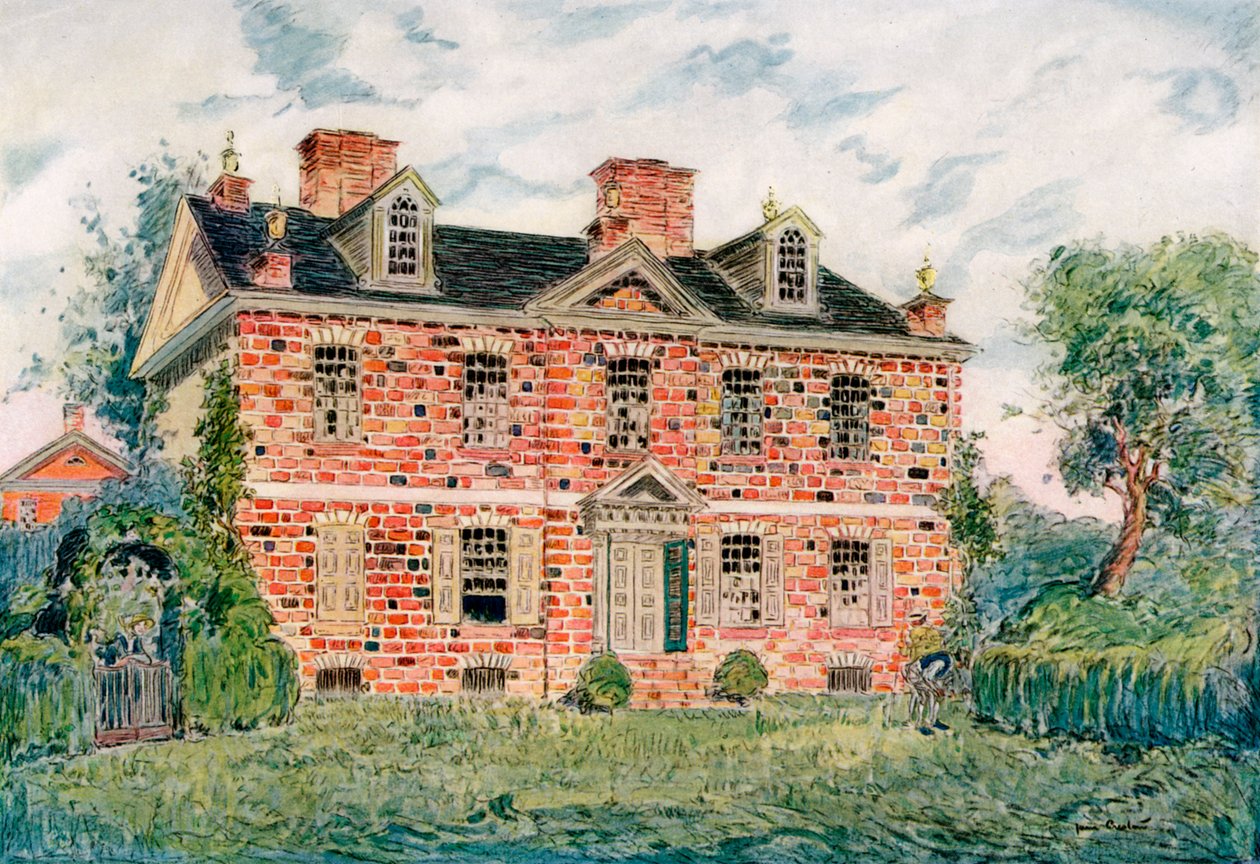 Cliveden, Germantown, Pennsylvania, USA, 1700-luku 1921. tekijältä James Preston