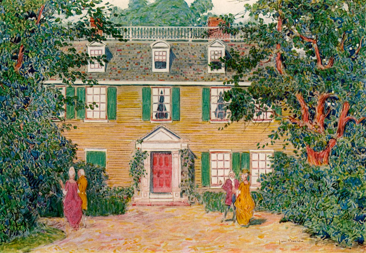 The Quincy House, New England, USA, 1700-luku 1921. tekijältä James Preston