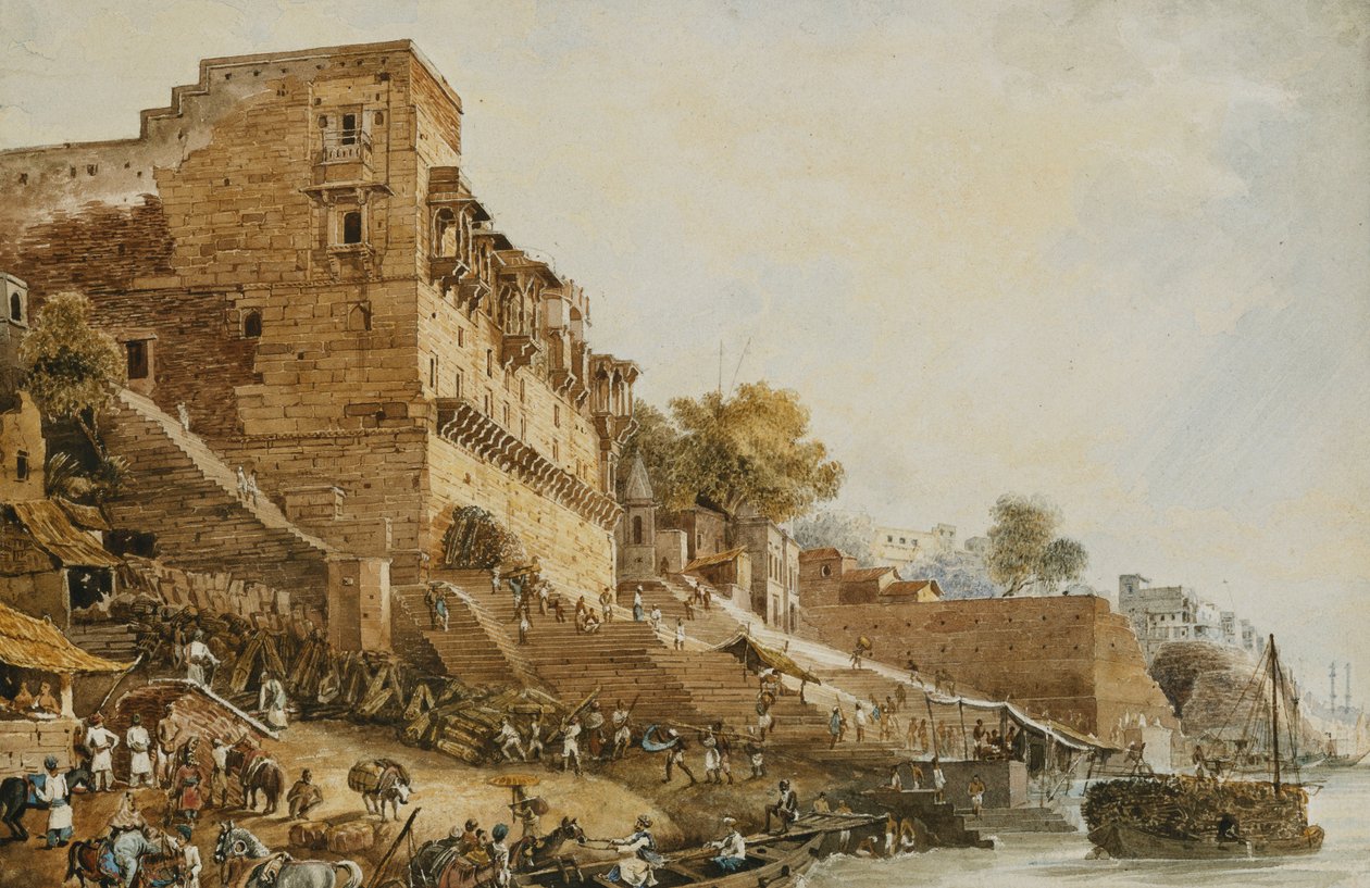 Man Mundil tai Hindoo Observatory, Benares 1829 tekijältä James Prinsep