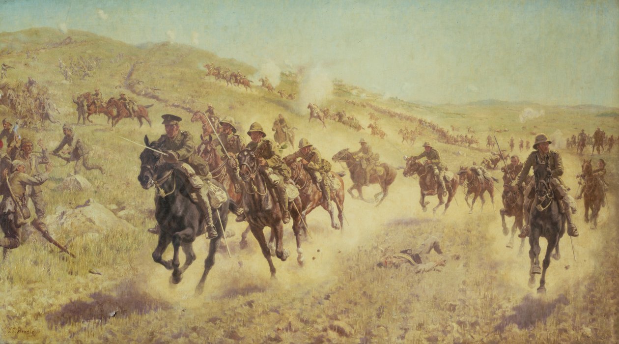 Palestiinan kampanja: 6. ratsuprikaatin toiminta El Muhgarissa tekijältä James Prinsep Beadle