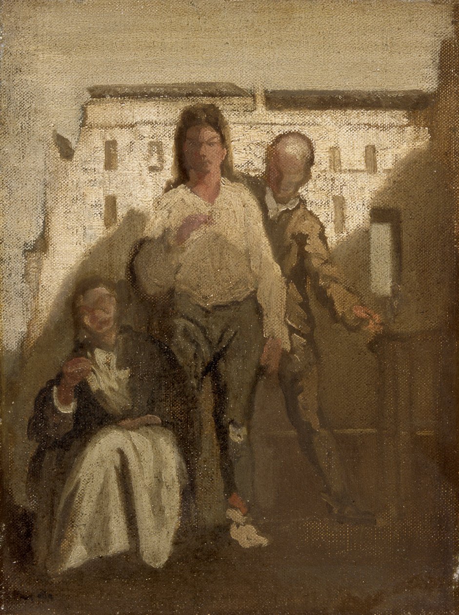 "Cartouchen vangitseminen", 1905-1910 tekijältä James Pryde