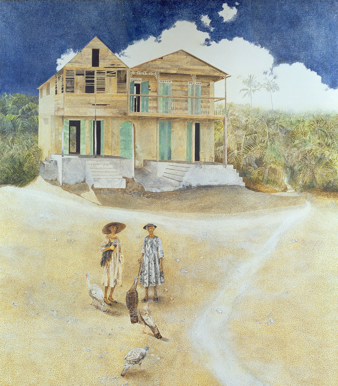 Kaksi vanhaa sisarta, Jacmel, Haiti, 1974 tekijältä James Reeve