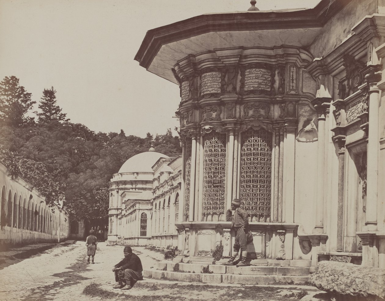 Eyoubin moskeija, 1857 (kuva) tekijältä James Robertson