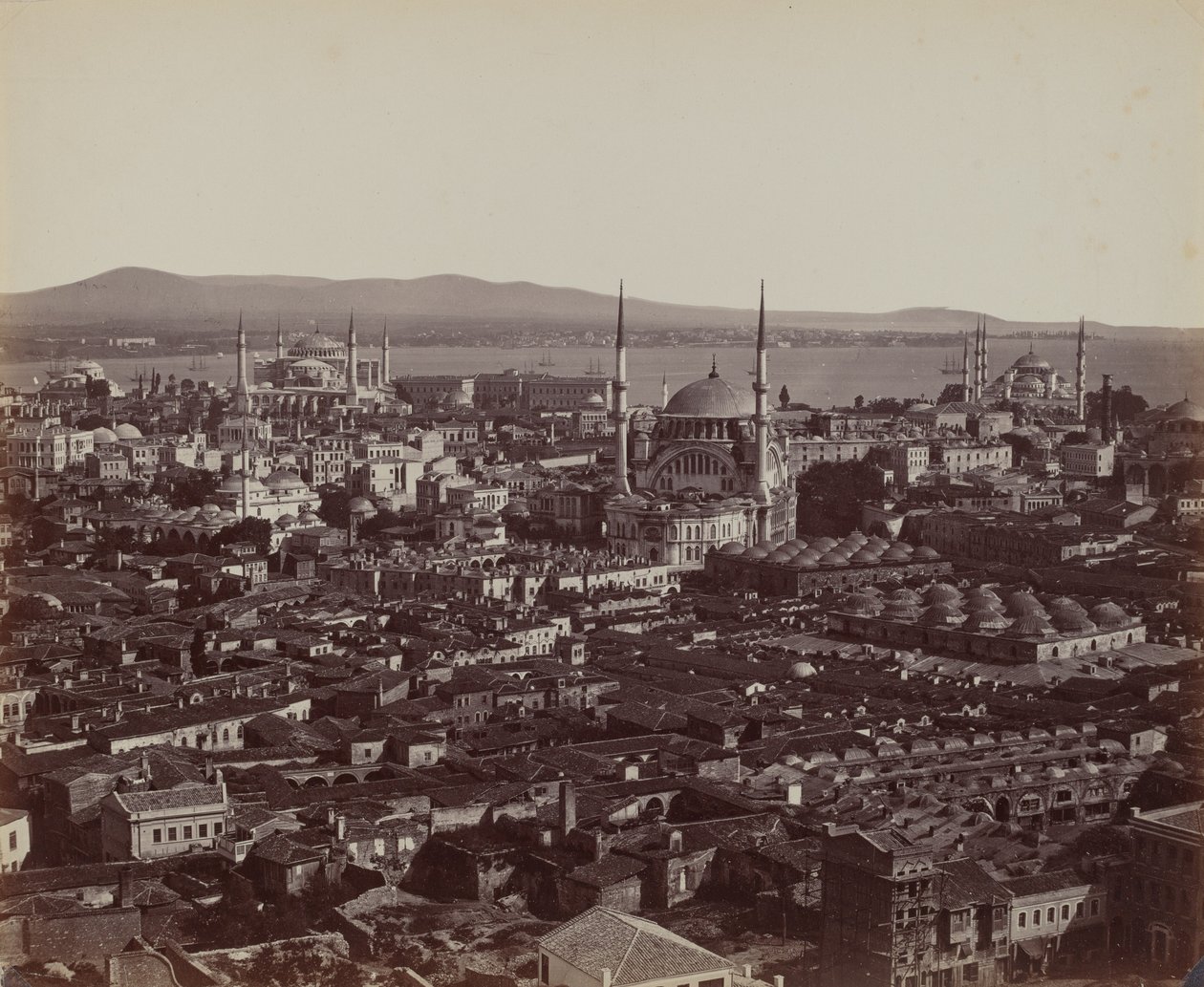 Konstantinopolin panoraama, 1857 (kuva) tekijältä James Robertson