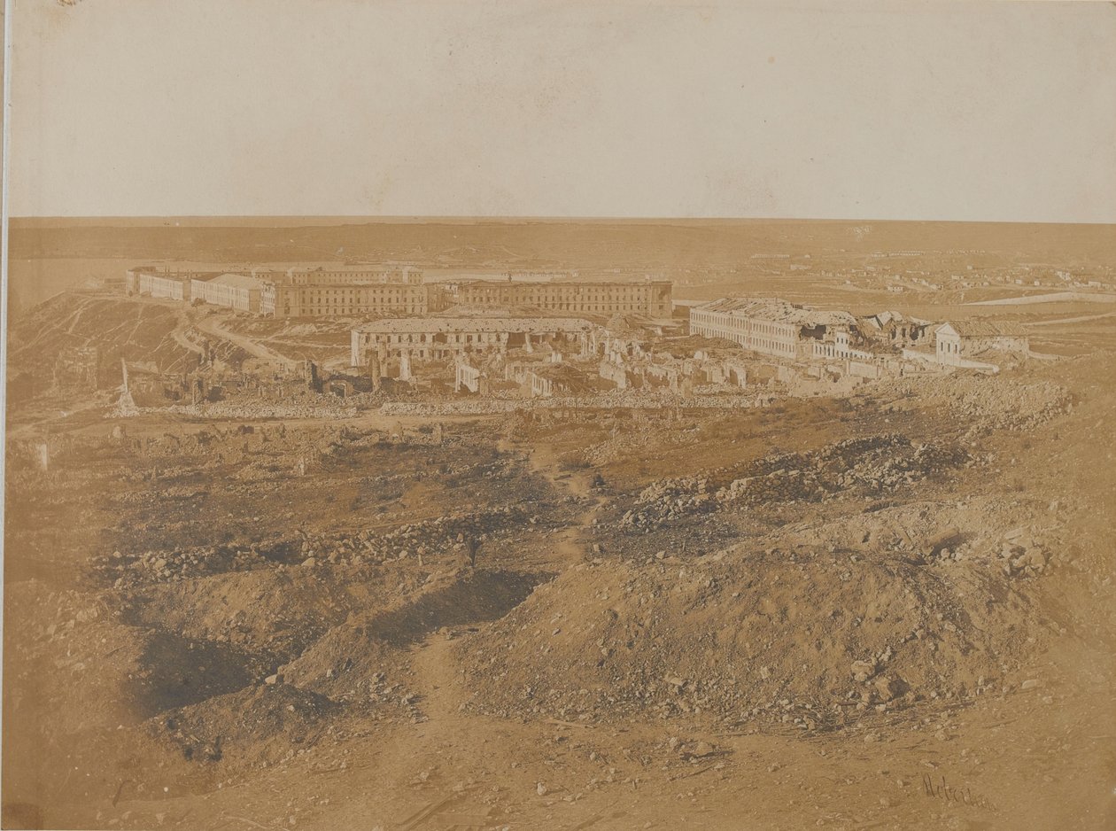 Suuri kasarmi piirityksen jälkeen, 1855 tekijältä James Robertson