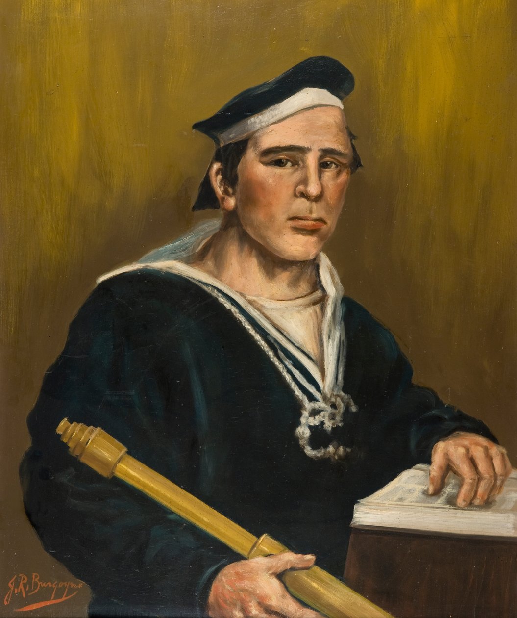 Robert Annan (1834-1867) (öljy aluksella) tekijältä James Ross Burgoyne