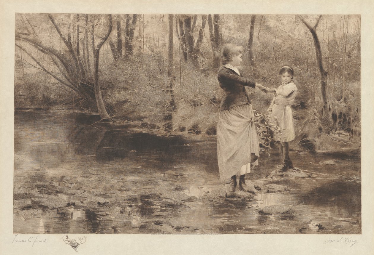 Nimetön (Crossing A Brook In The Woods) tekijältä James S. King