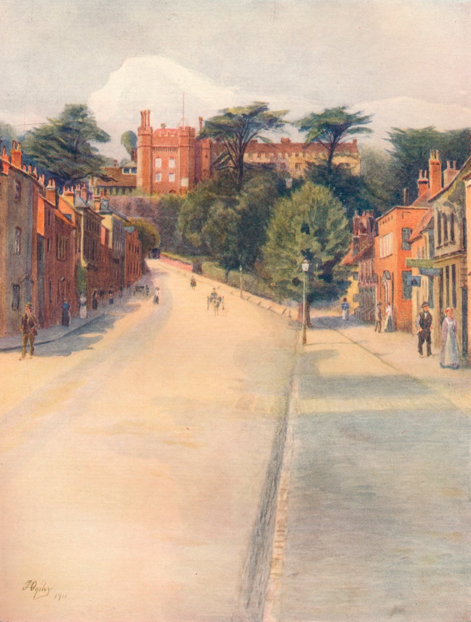 "Castle Street, Farnham", 1911, 1914 tekijältä James S Ogilvy