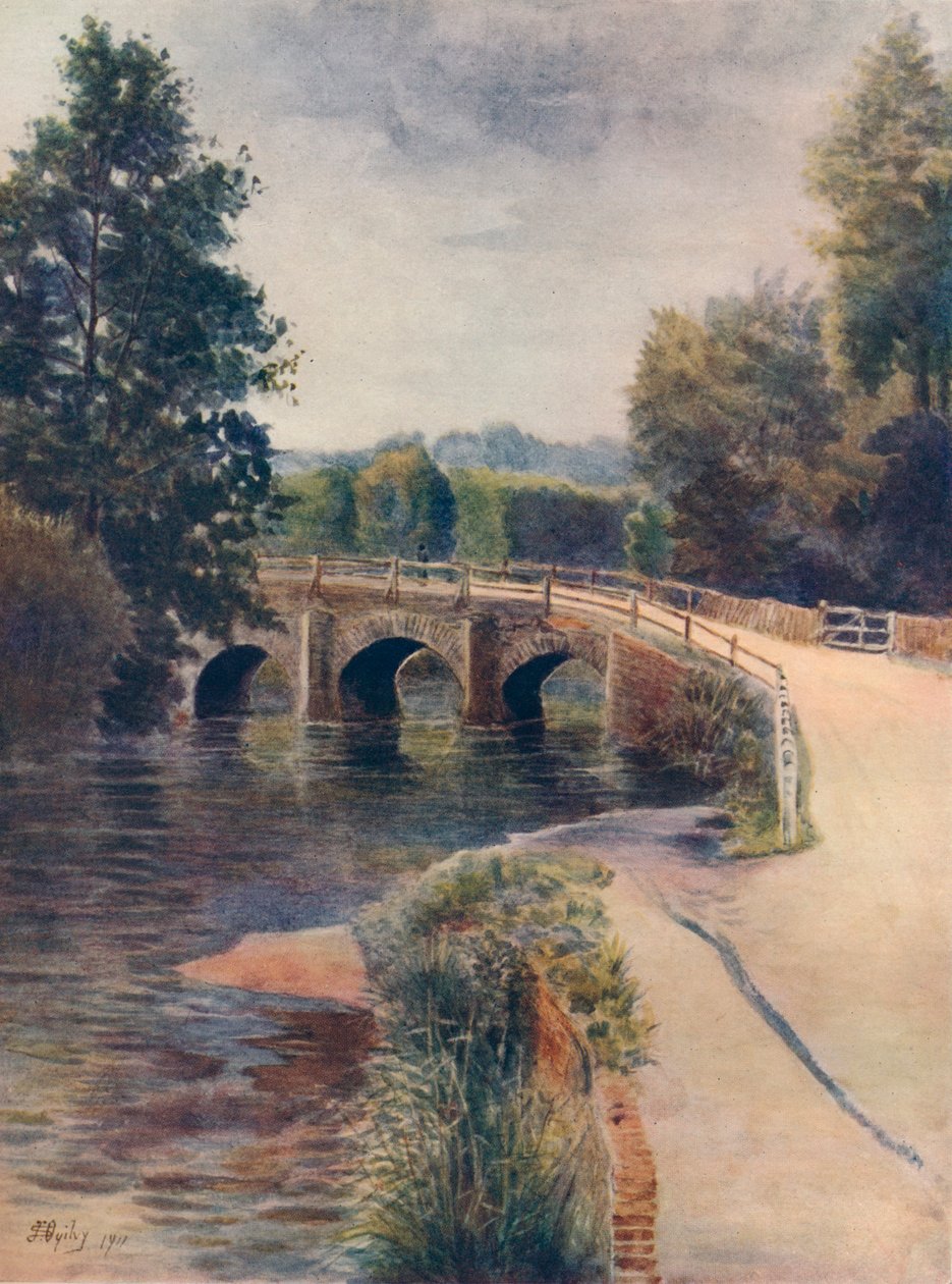 "Eashing Bridge", 1911, 1914 tekijältä James S Ogilvy
