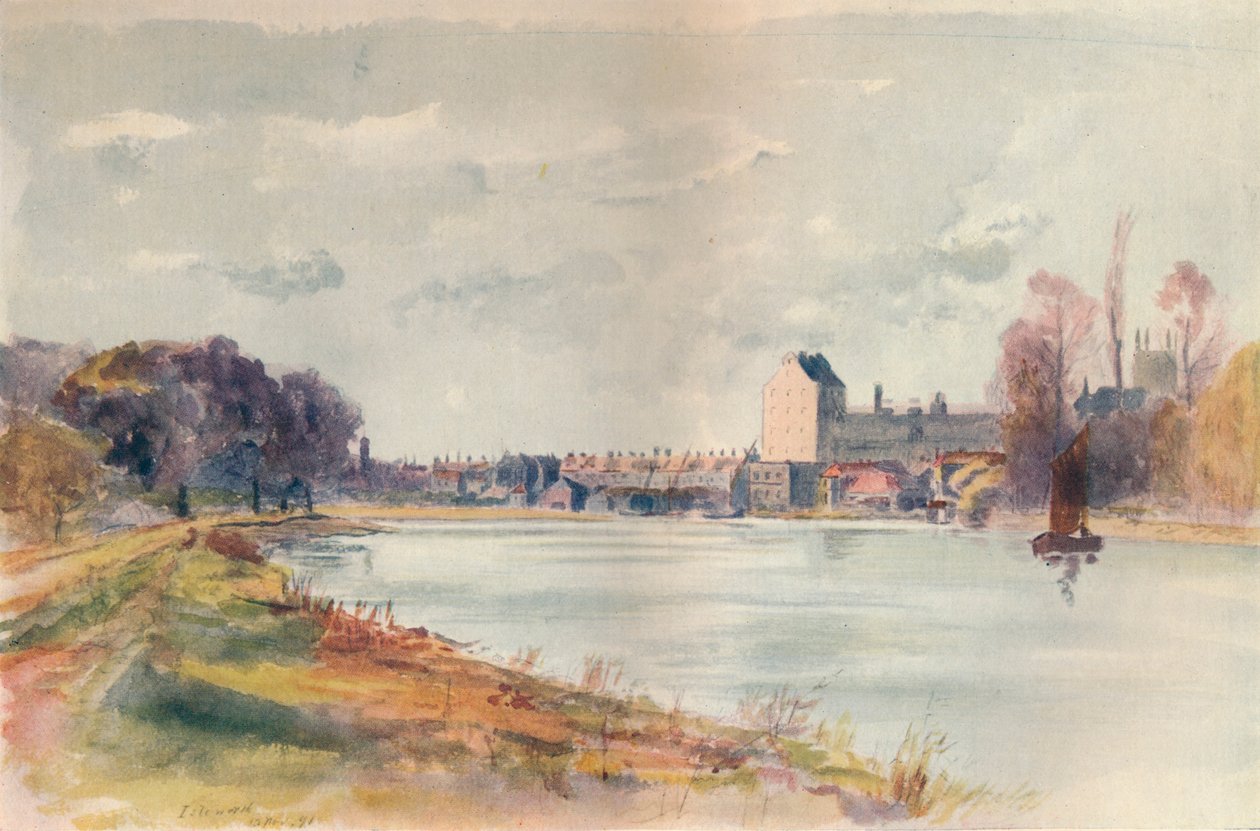"Isleworth, hinauspolulta", 1891, 1914 tekijältä James S Ogilvy