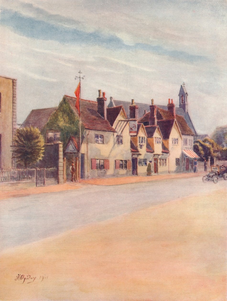 "Ripley, The Anchor Inn", 1911, 1914 tekijältä James S Ogilvy