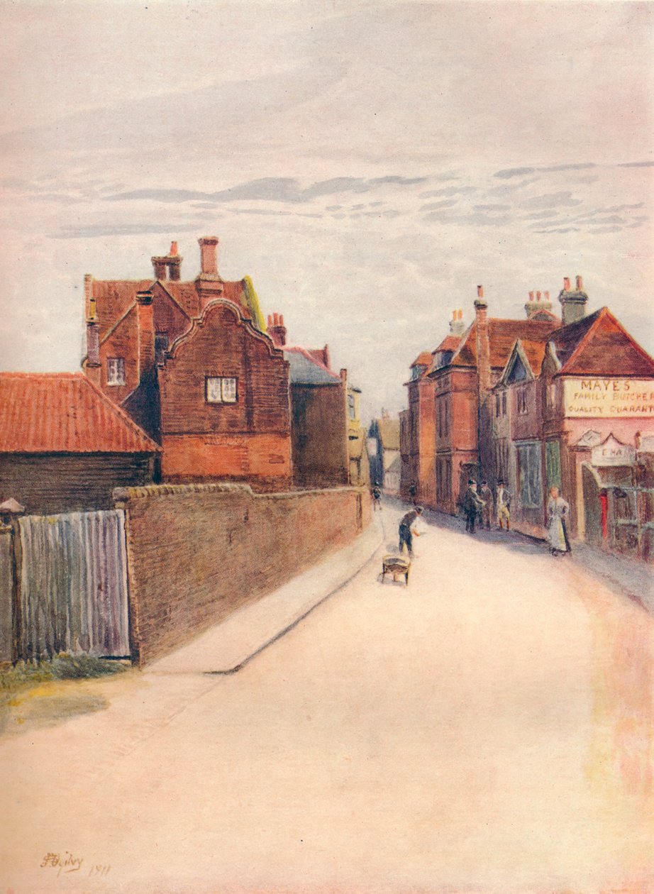 "Woking, Old Village", 1911, 1914 tekijältä James S Ogilvy