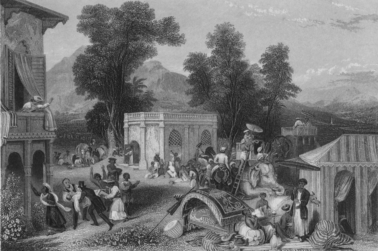 Piispa Heber kuoli 1846 tekijältä James Sands