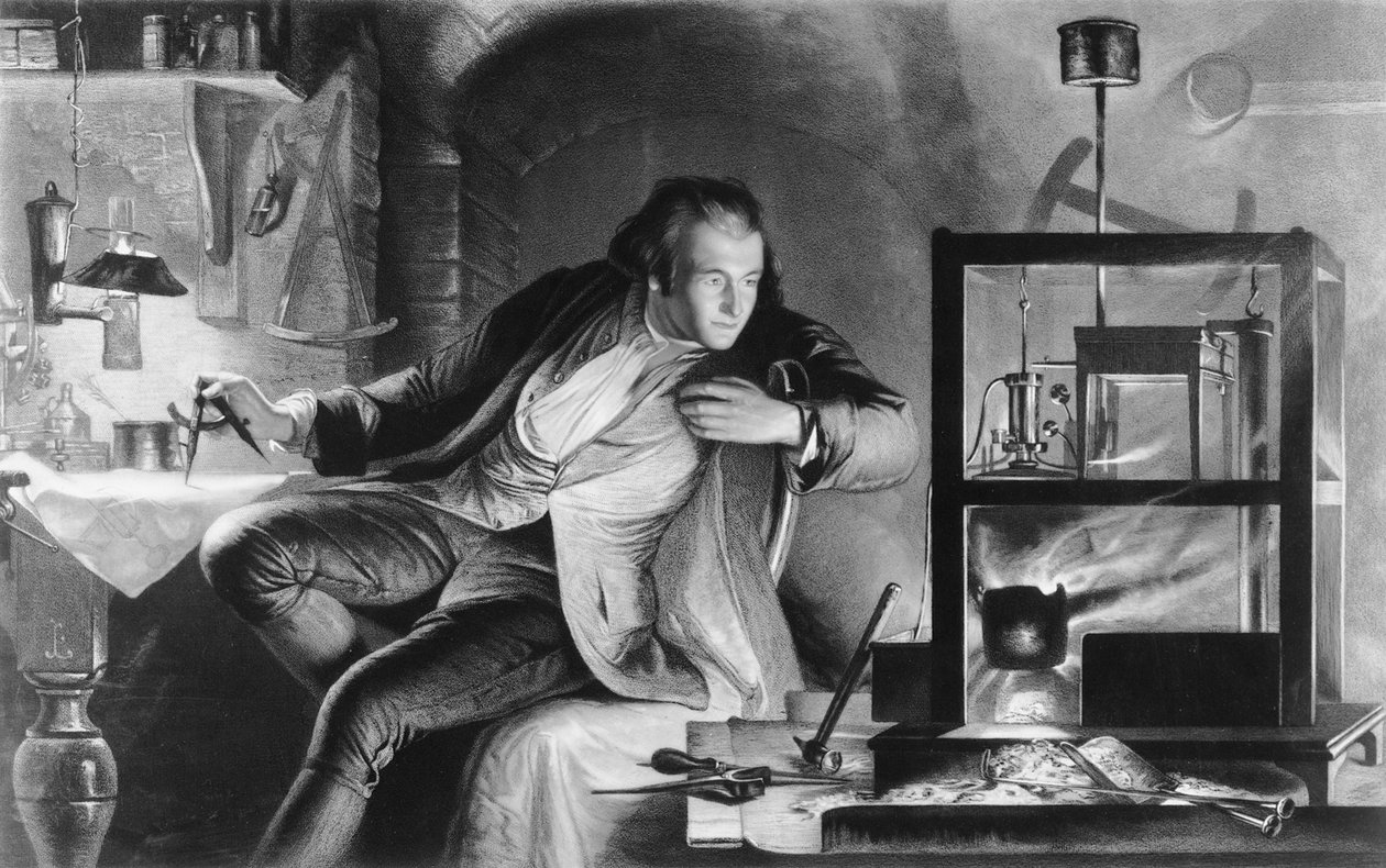 James Watt nuorena miehenä, c1769 tekijältä James Scott