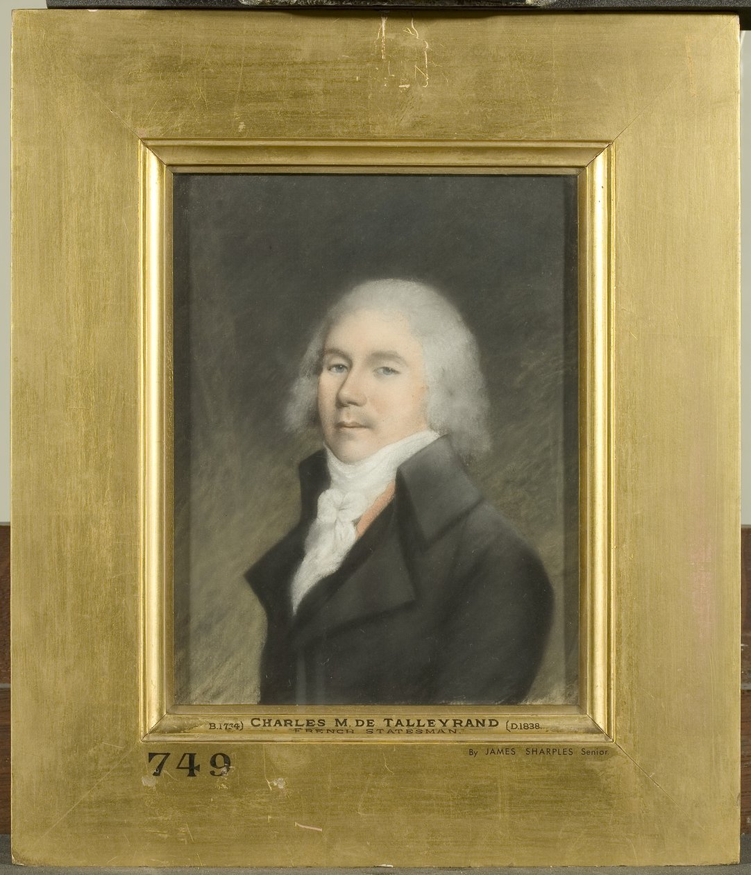 Charles Maurice de Talleyrand-Perigord (pastelli paperille) tekijältä James Sharples