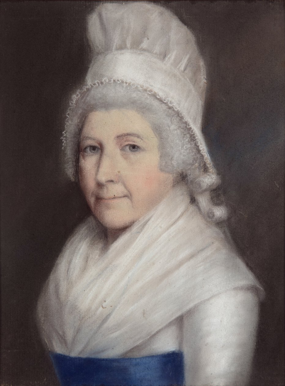 Mary Andrewes (pastelli harmaalle paperille) tekijältä James Sharples