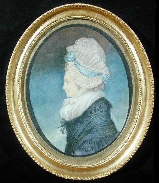 Rouva Thrale (pastelli paperille) tekijältä James Sharples