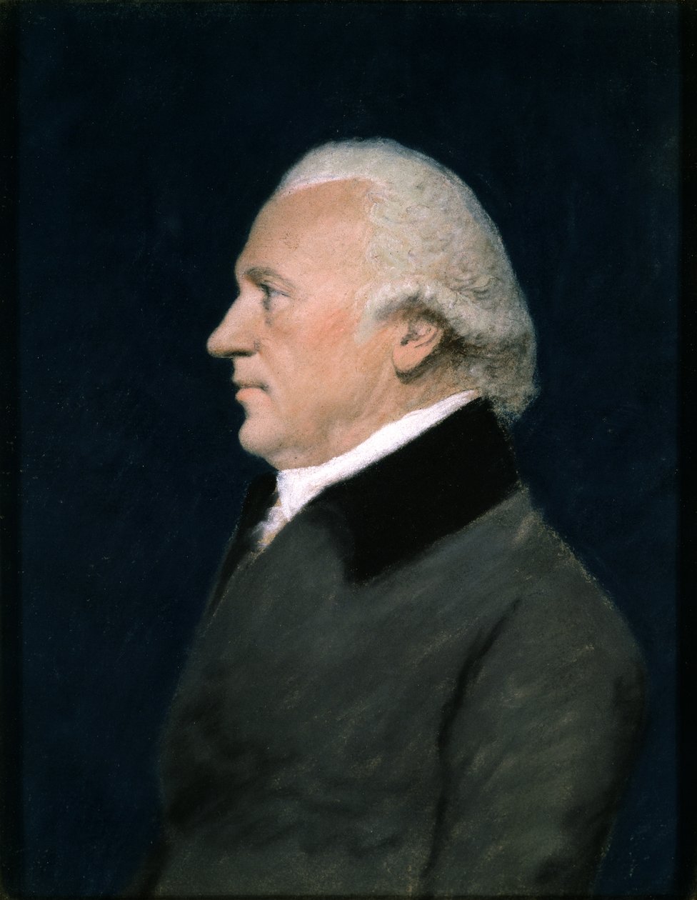 Sir William Herschel, n. 1805 (pastelli harmaalle paperille) tekijältä James Sharples