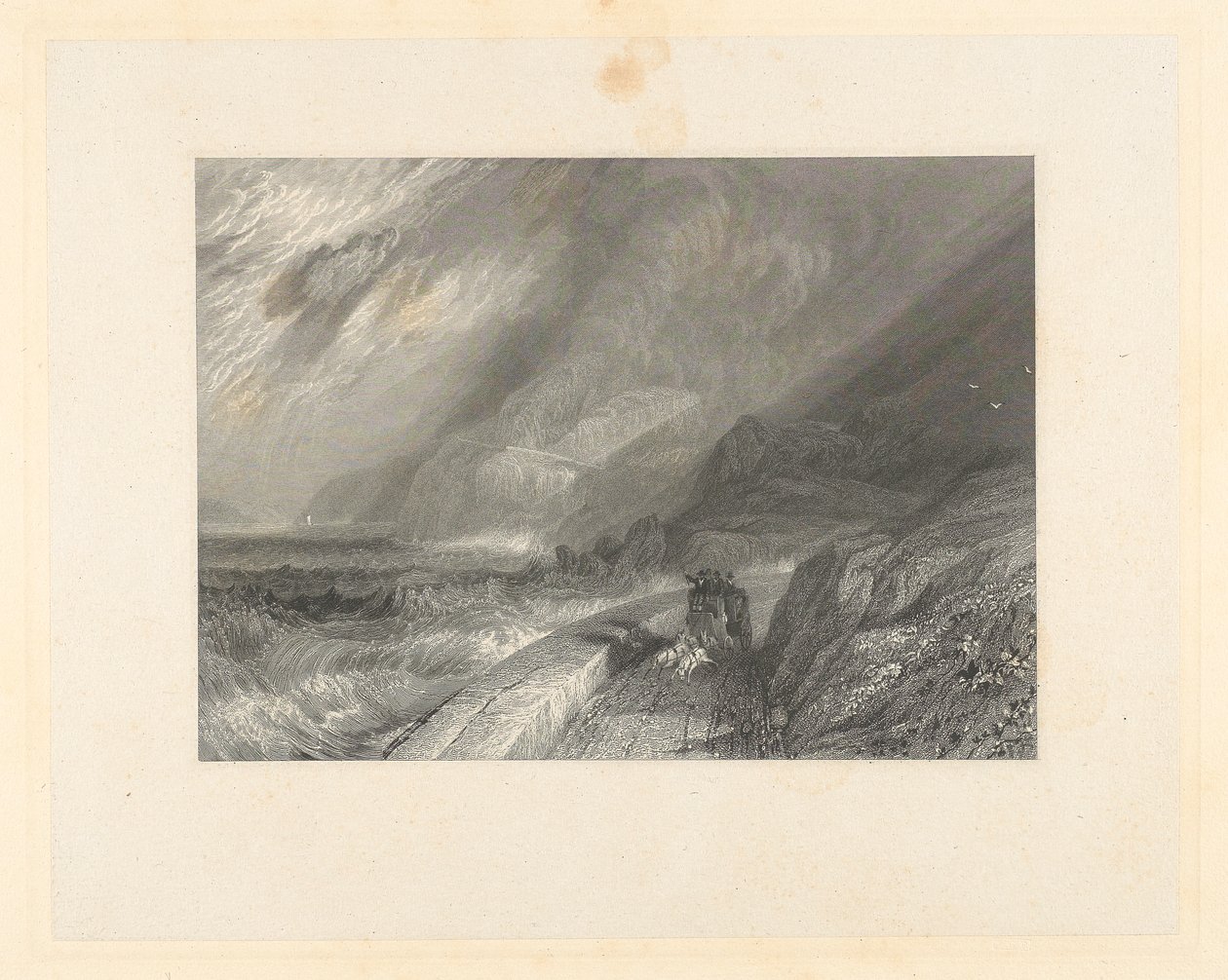 Penmaen Mawr, Caernarvonshire tekijältä James T. Willmore