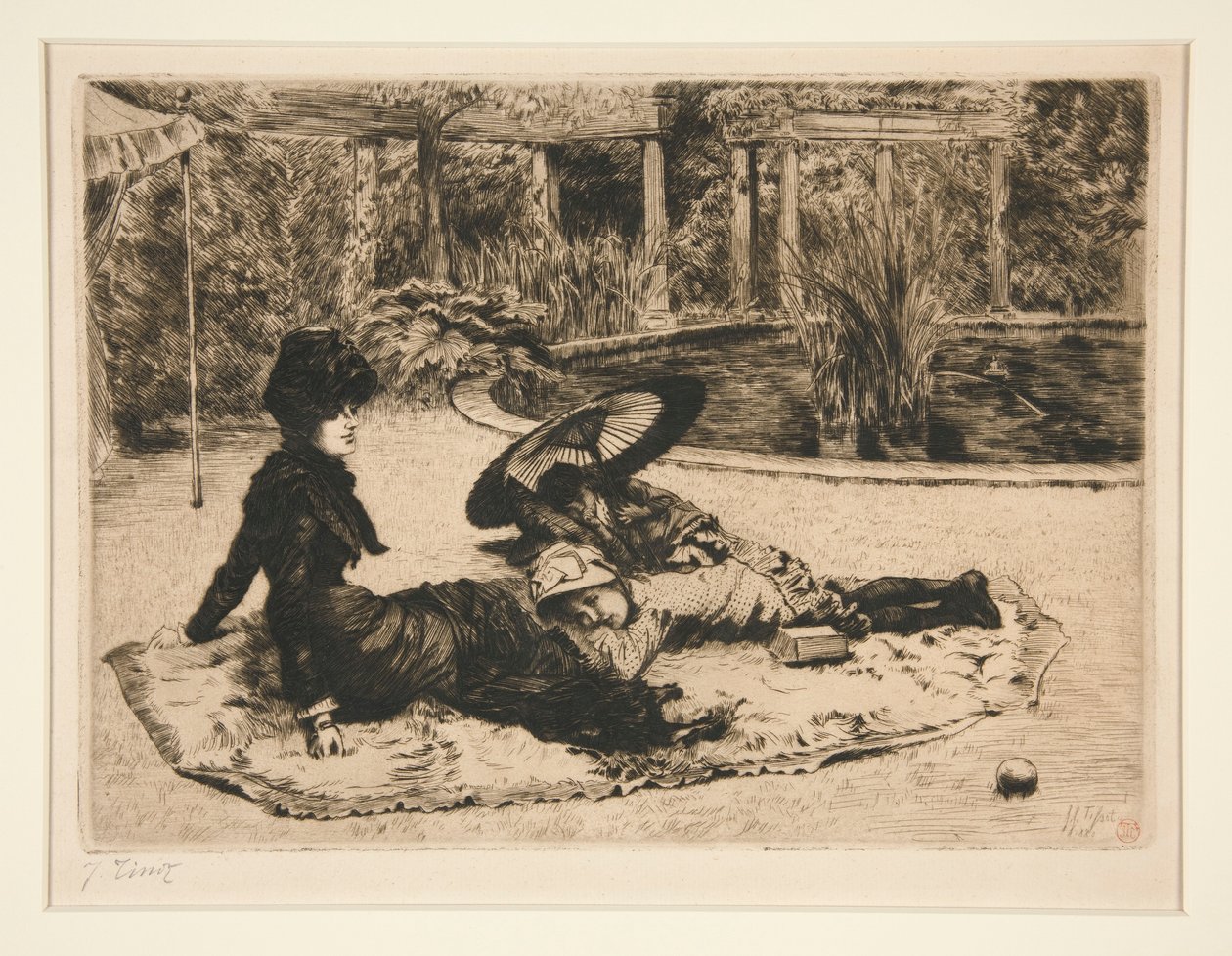 Uima-altaan vieressä (Sur l tekijältä James Tissot