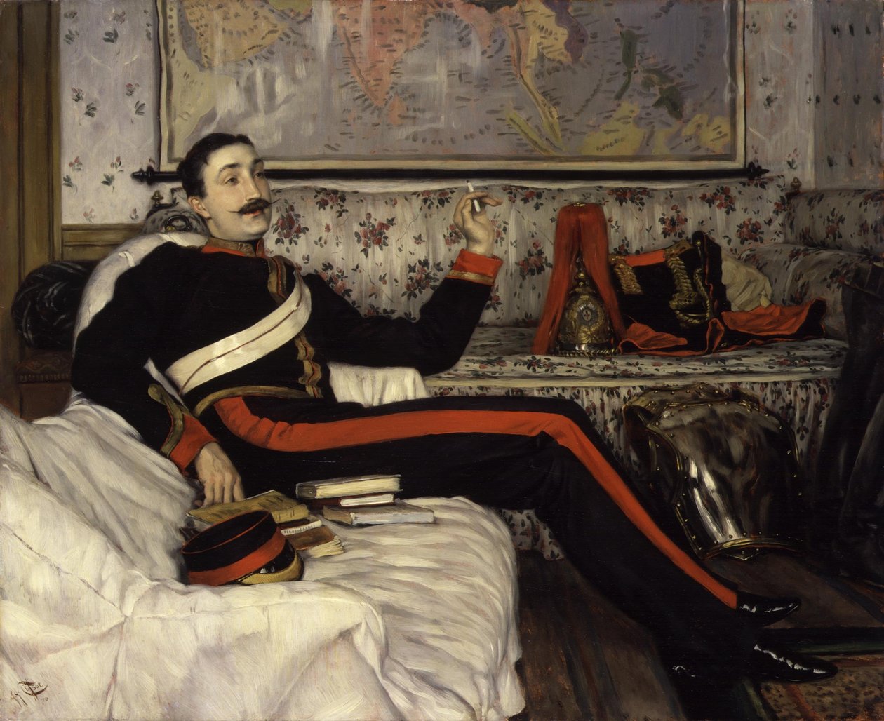 Kapteeni Frederick Gustavus Burnaby tekijältä James Tissot