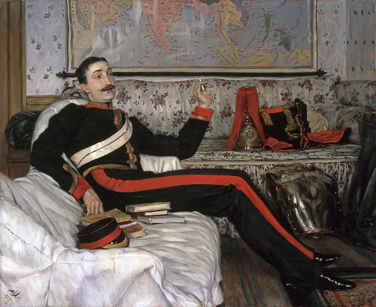 Kapteeni Frederick Gustavus Burnaby tekijältä James Tissot