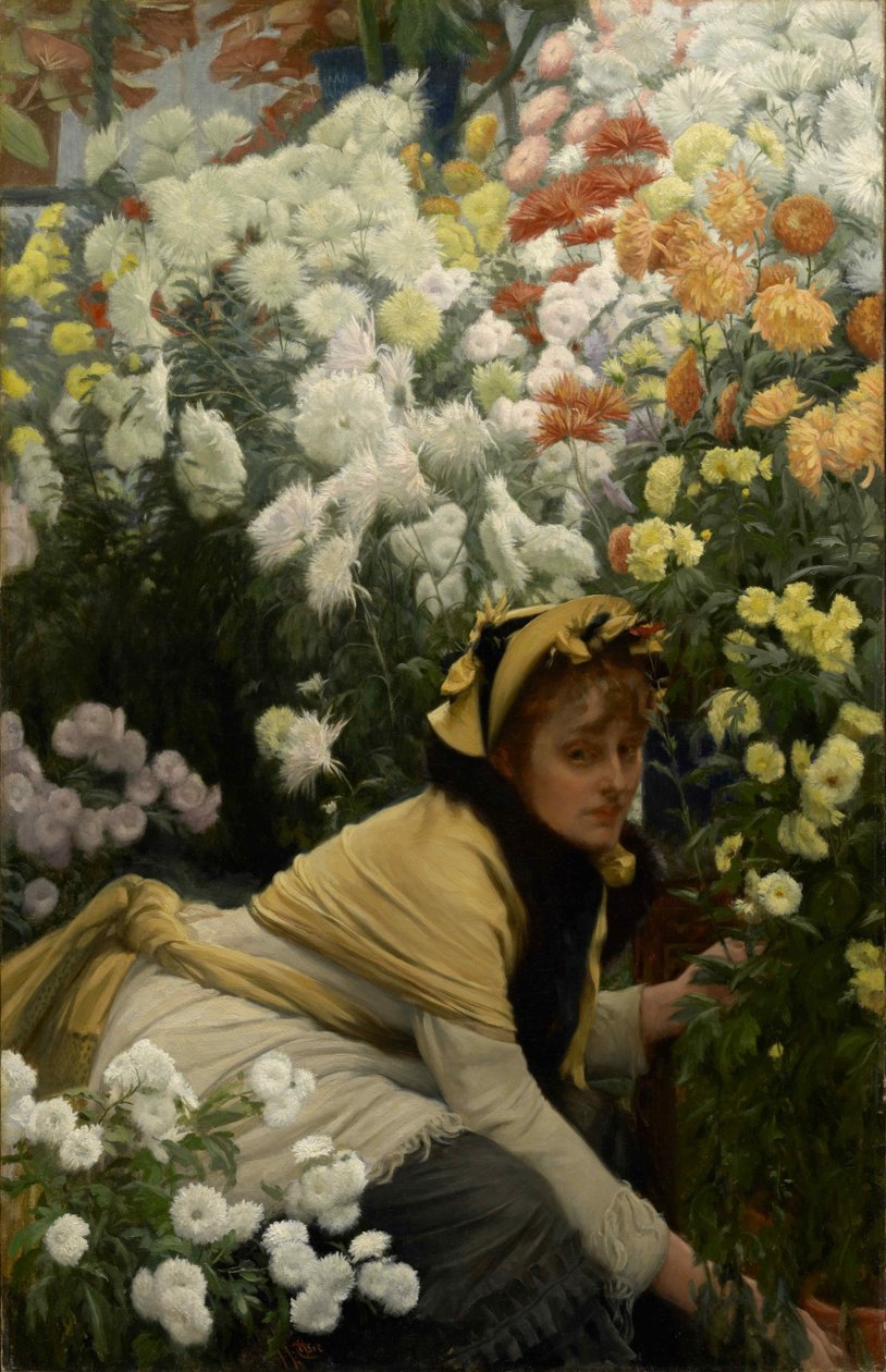 Krysanteemit tekijältä James Tissot