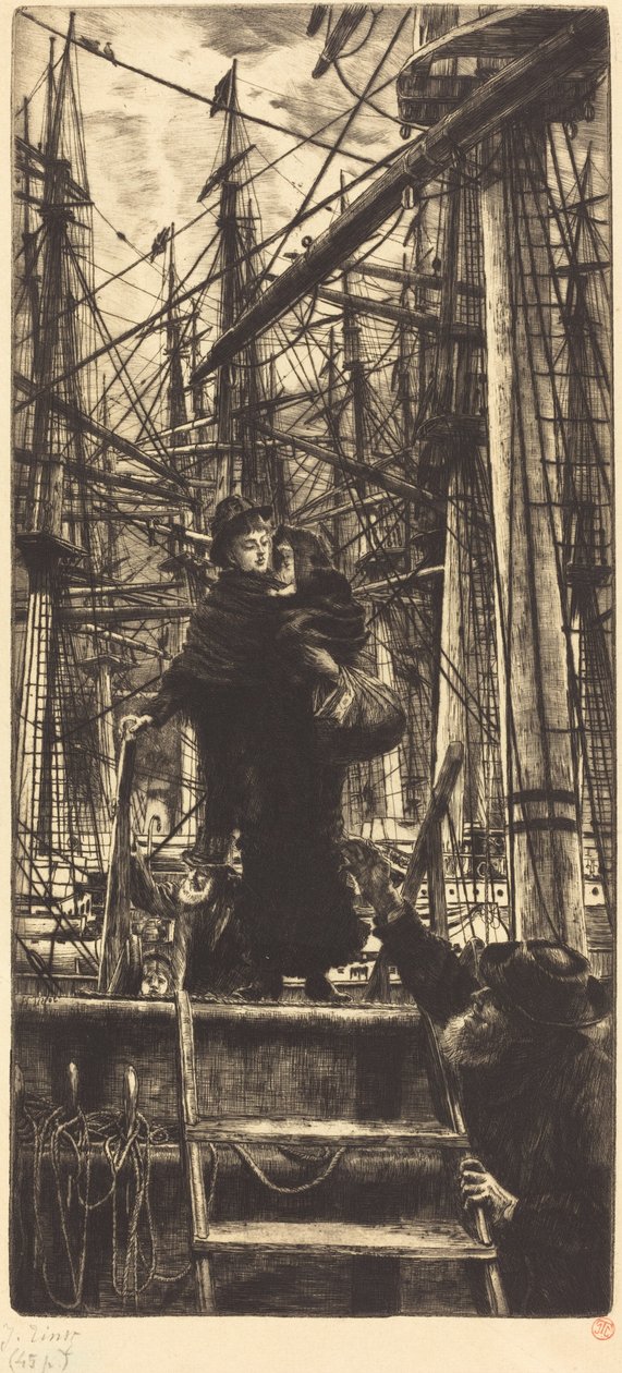 Maahanmuuttajat, 1880. tekijältä James Tissot