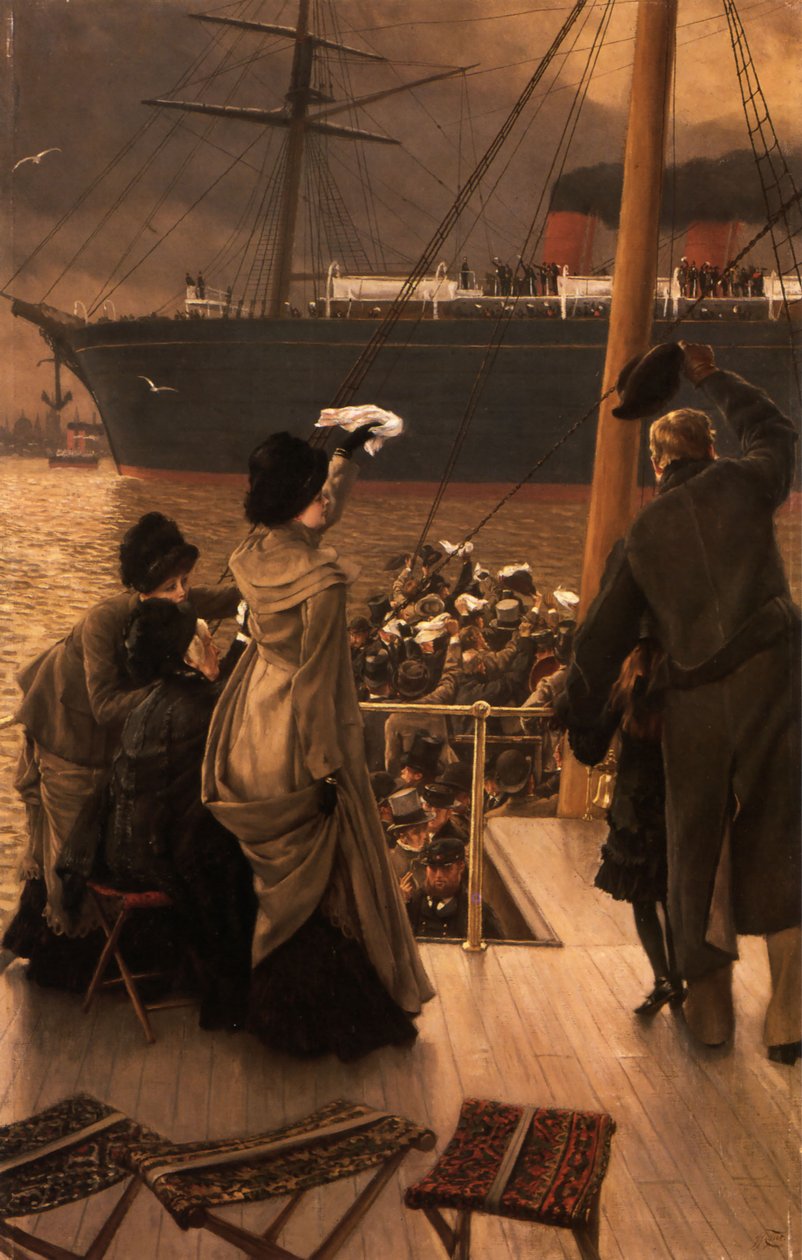 Hyvästi Merseyllä tekijältä James Tissot