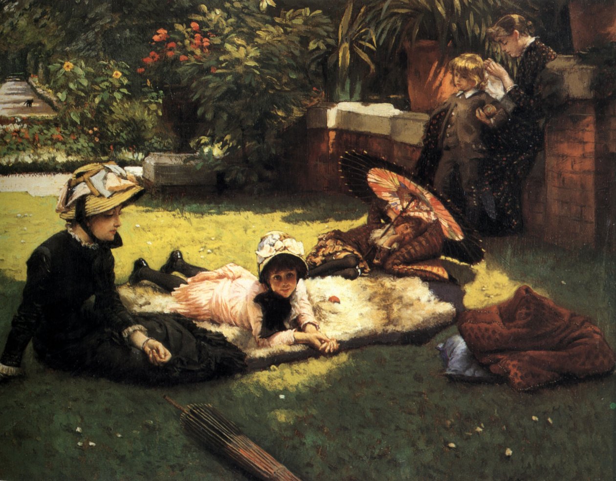 Auringonpaisteessa tekijältä James Tissot