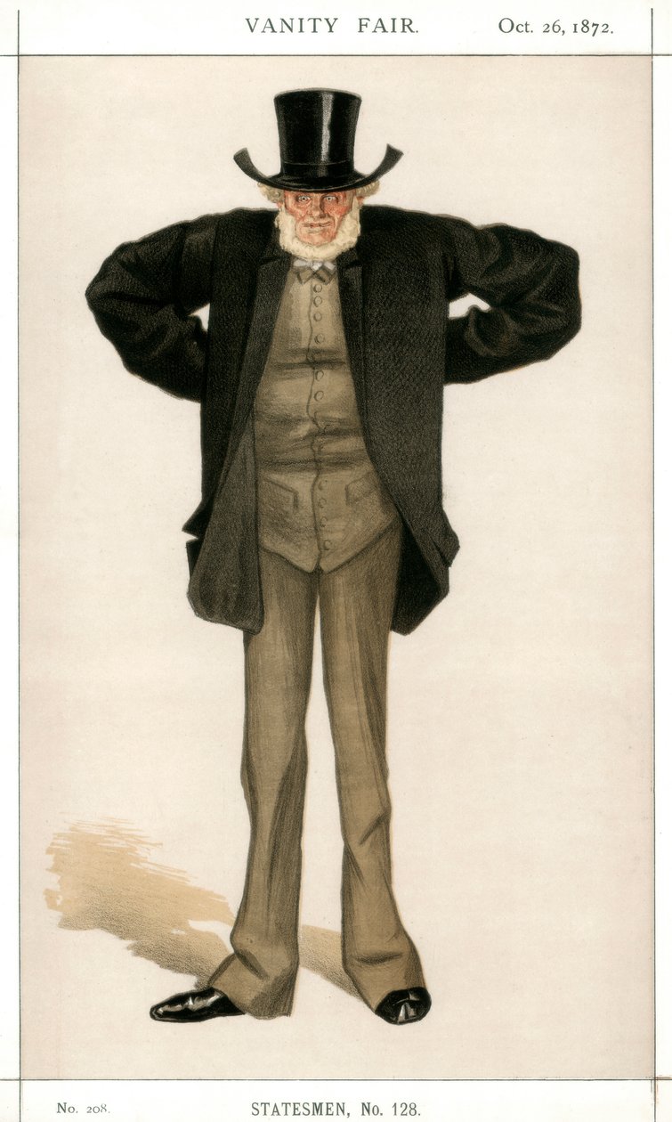 Newcastle on Tyne, Joseph Cowen, brittiläinen poliitikko, 1872. tekijältä James Jacques Joseph Tissot