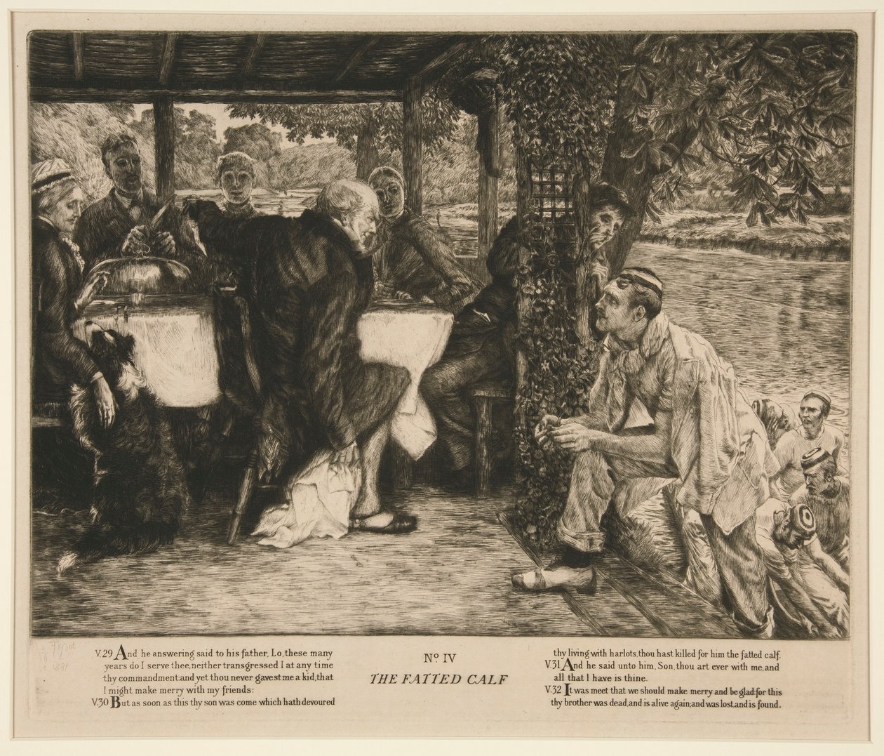 Lihastettu vasikka tekijältä James Tissot