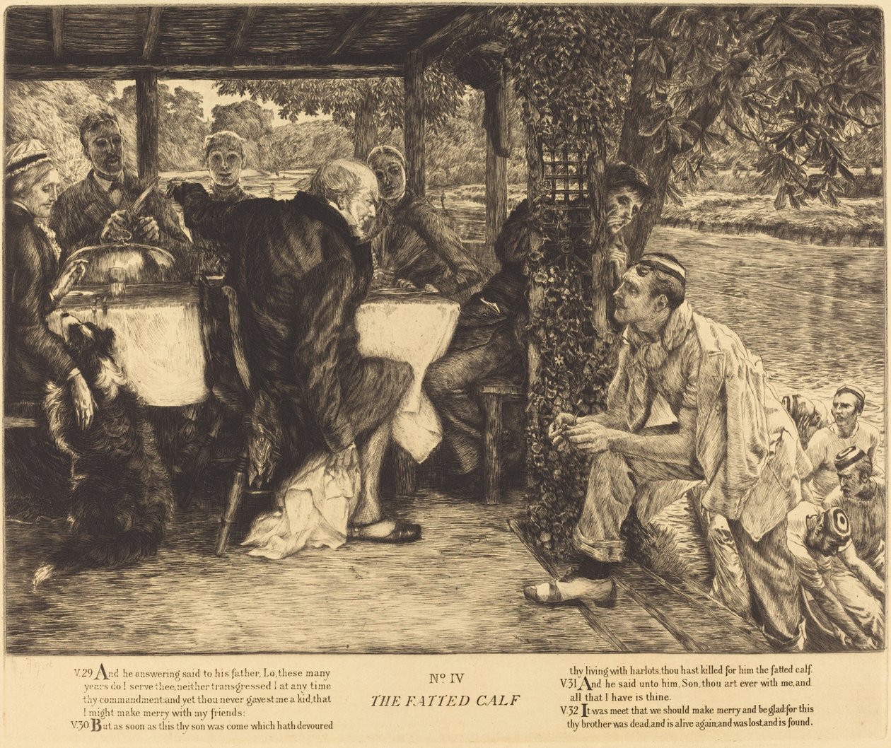 Lihastettu vasikka, 1882. tekijältä James Tissot