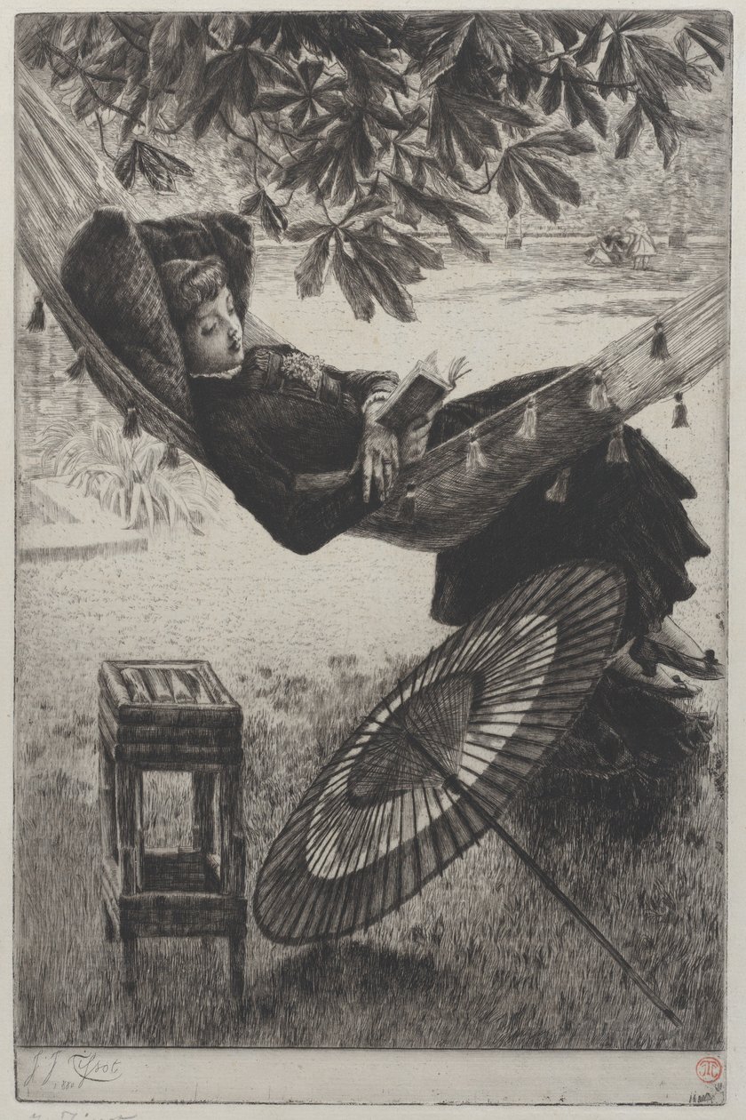 Riippumatto, 1880. tekijältä James Tissot