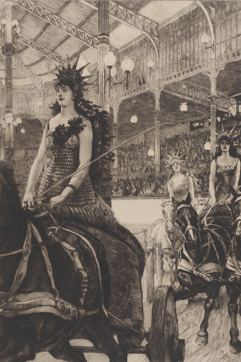 Sotavaunujen naiset hippodromissa Ces dames des chars à l
