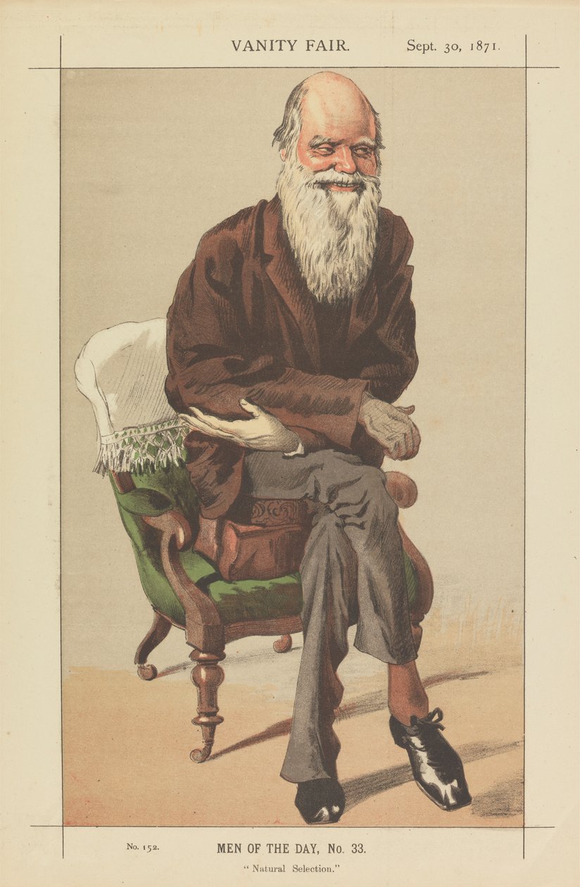 Vanity Fair Päivän miehet, nro 33, Natural Selection tekijältä James Tissot