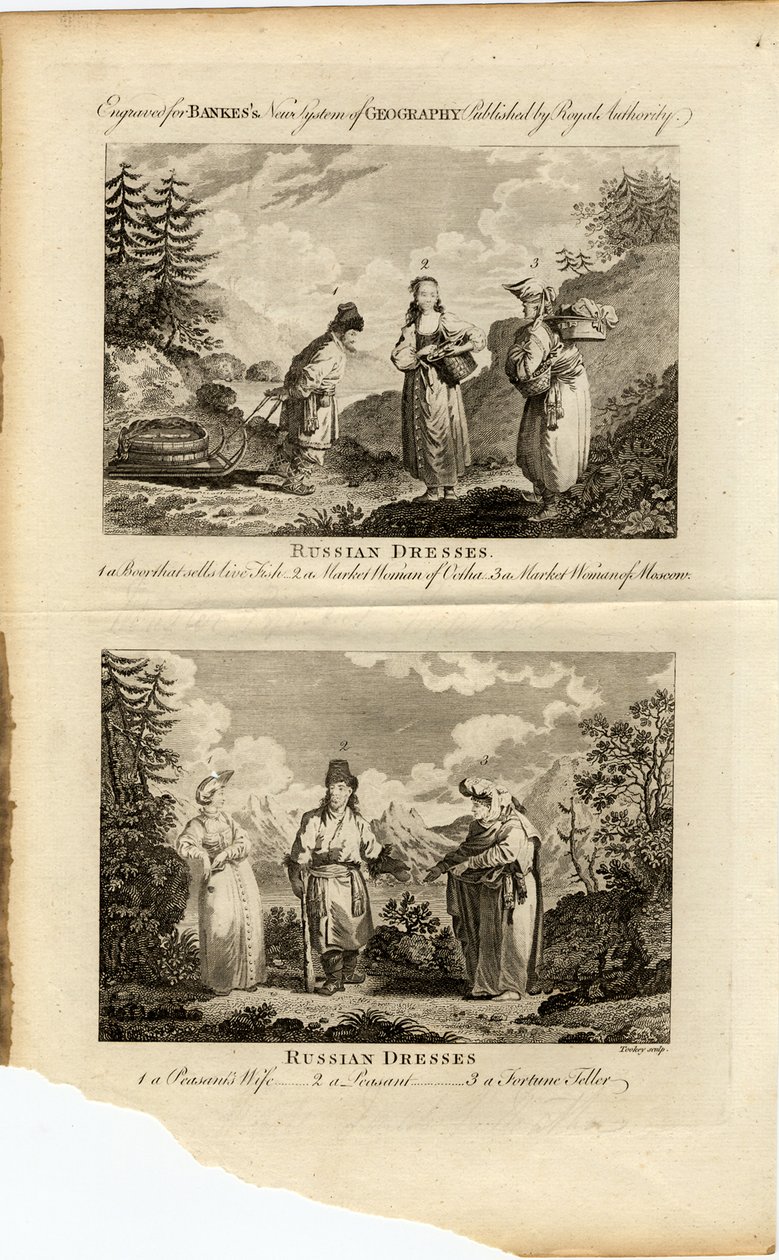 Venäläiset mekot, noin 1775 tekijältä James Tookey