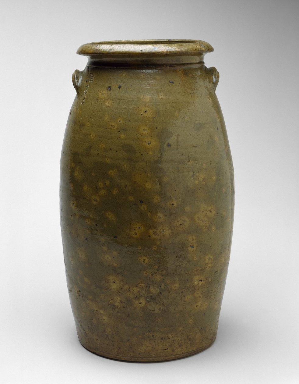 Churn, c. 1873-1900 (alkalilasitettu kivitavara) tekijältä James W. Haden
