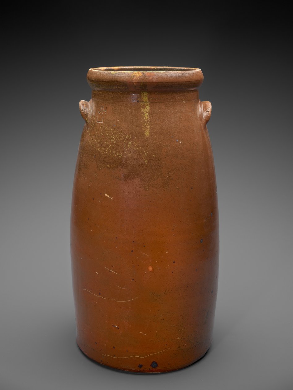 Churn, c. 1879-1900 (liukulasitettu kivitavara) tekijältä James W. Haden